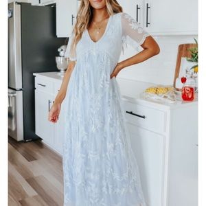 Light Blue Maxi Dress